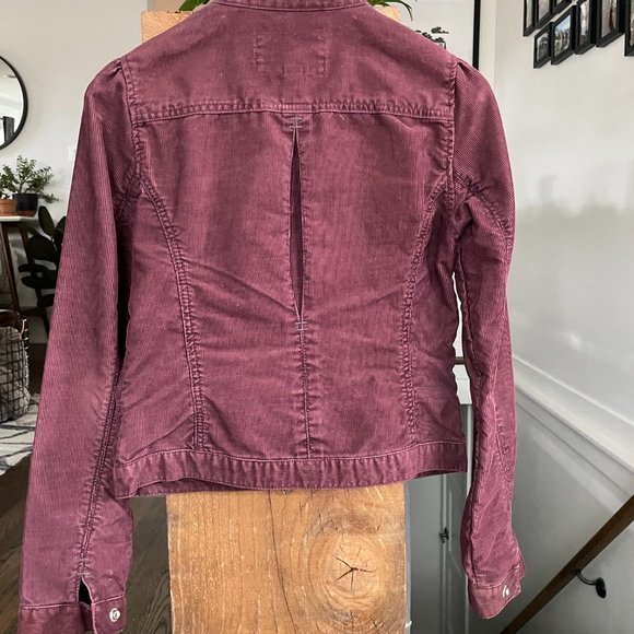 Plum colored Corduroy Jacket from Mossimo - Size S - Picture 2 of 6